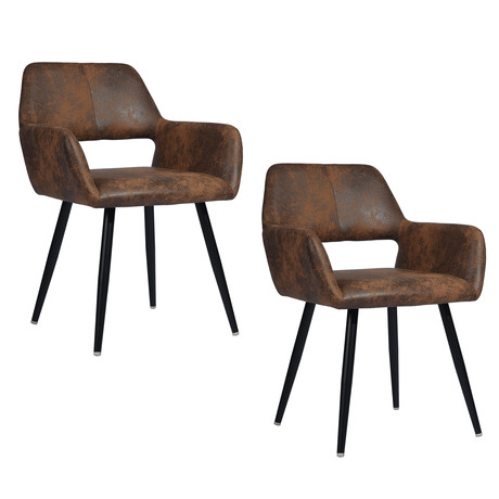 Pack 2 Silla Comedor Cromwell Café