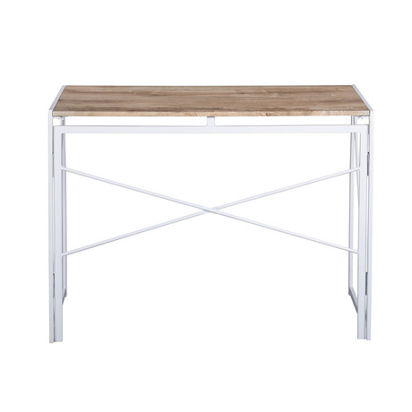 Escritorio Mesa de Arrimo Plegable 72x50x100 cm Blanco