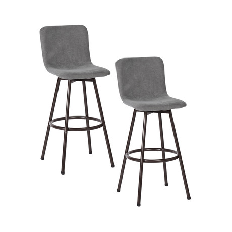 Pack 2 Piso de Bar Brickman Gris