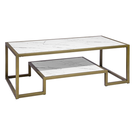 Mesa de Centro Prisma Blanco