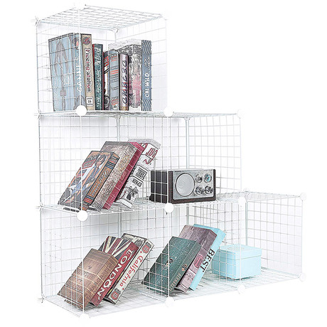 Estante Metal  6 Cubos - Blanco