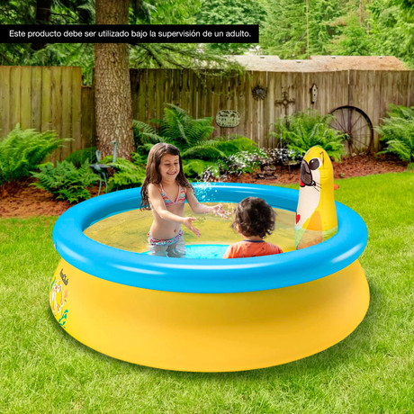 Piscina Inflable Nutria 457 L 41x150 cm Amarillo