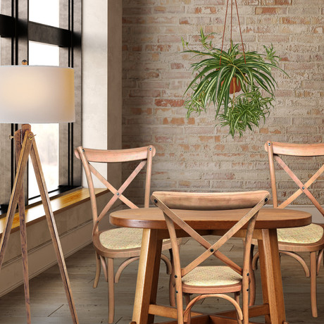Pack 2 Sillas de Comedor Retro Cerezo