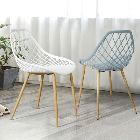 Pack 4 Sillas para Comedor o Terraza Gris