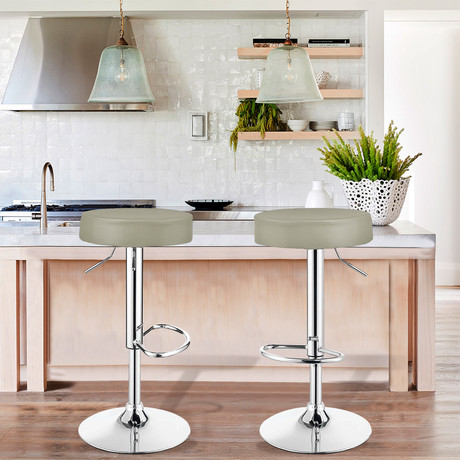 Pack 2 Pisos Bar Taburete NY Beige