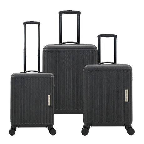 Set de 3 Maletas Rígidas Misuri Negro