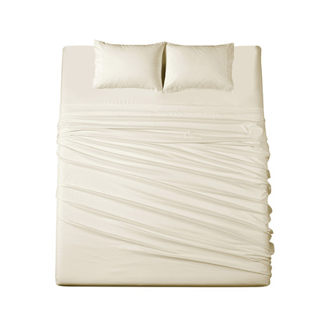 Juego de Sábanas Amelie King Beige