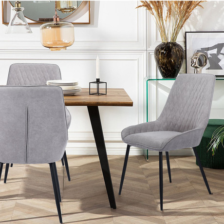 Pack 2 Sillas de Comedor Breton Gris