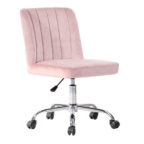 Silla de Escritorio Rosa con Altura Regulable