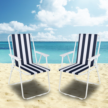 Silla Plegable Con Reposabrazos
