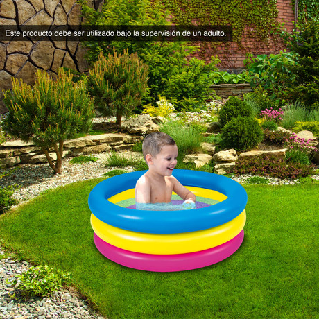 Piscina Infantil Redonda 66 L 25x76 cm Multicolor