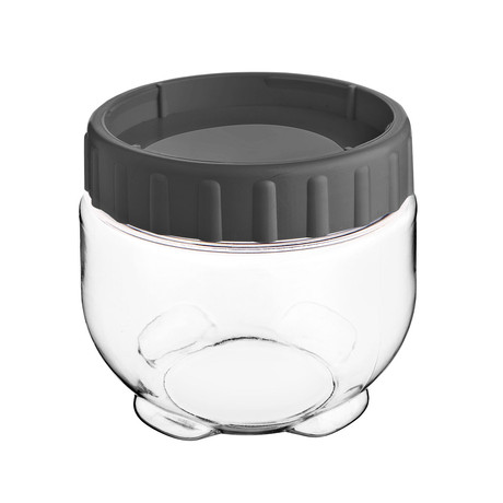 Frasco Canister Alimentos 550 Ml Gris