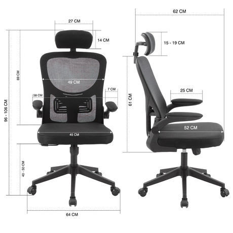 Silla de Escritorio Posture Executive - Negro