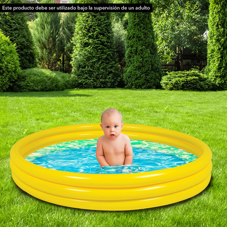Piscina Infantil Redonda Amarillo 300 Lt