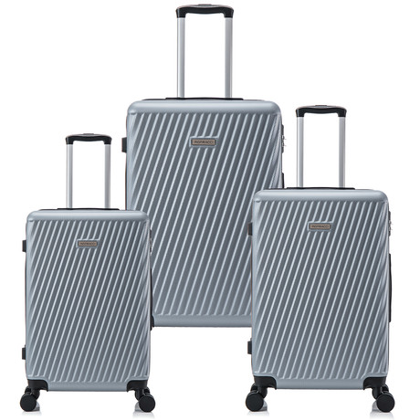 Set de Maletas Rígidas  MILAN S-M-L  Gris