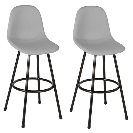 Pack 2 Piso de Bar Franke Gris Claro