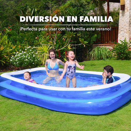 Piscina Rectangular Inflable 1075 Lt 50x183x305 cm