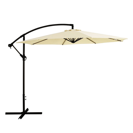Sombrilla Quitasol Lateral Diámetro 3 metros Beige