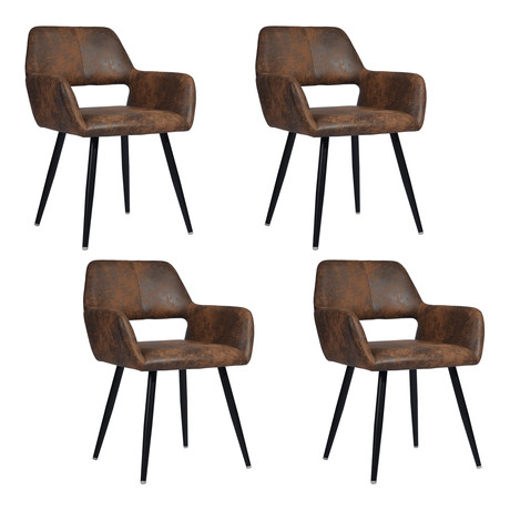 Pack 4 Silla Comedor Cromwell Café