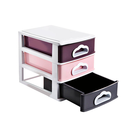 Organizador Cosméticos 3 Cajones Multicolor