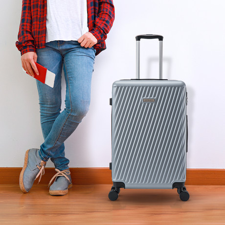 Maleta Rigida Milan M 18kg gris