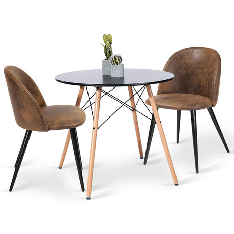 Comedor 2P Eames 80X74 + Sillas Nirvana