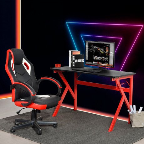 Escritorio Gamer Rojo
