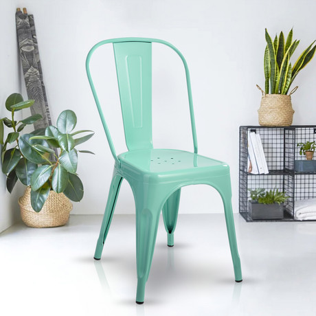 Silla de Bar Metal Tolix Menta