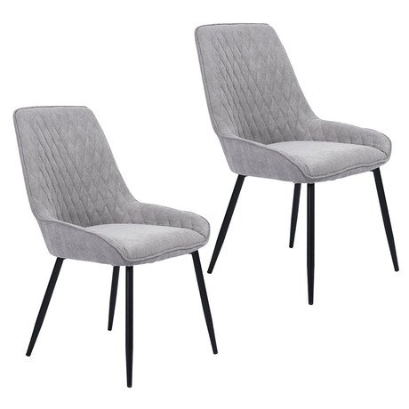 Pack 2 Sillas de Comedor Breton Gris