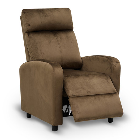 Berger Reclinable Lisboa Terciopelo Café
