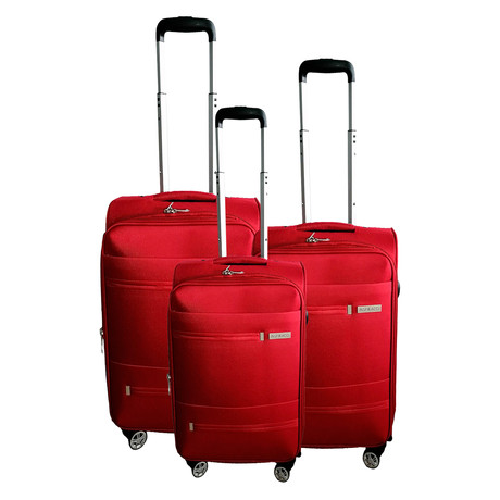 Set de Maletas Blandas Támesis S  M L Rojo