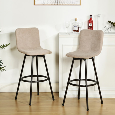 Pack 2 Piso de Bar Brickman Beige
