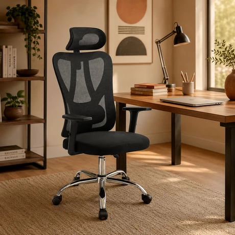 Silla Escritorio Ergonómica Energy Pro Negra