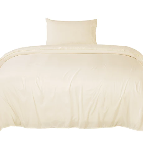 Sábana Broderie 1,5 Plazas Crema