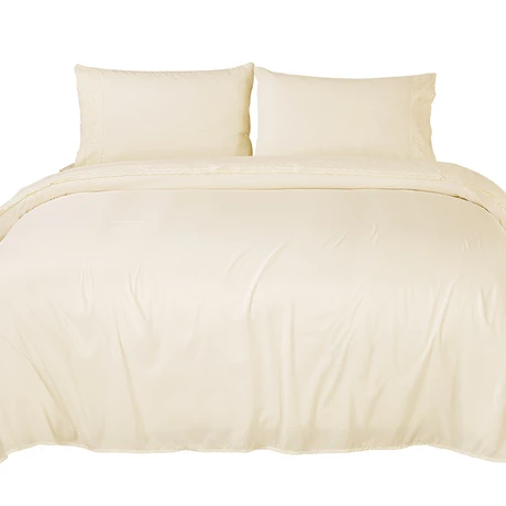 Sábana Broderie King Crema