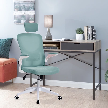 Silla de Oficina con Reposa Brazos y Cabeza