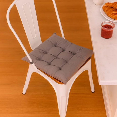 Cojín para Silla Gris Claro 40x40 cm - vista alternativa