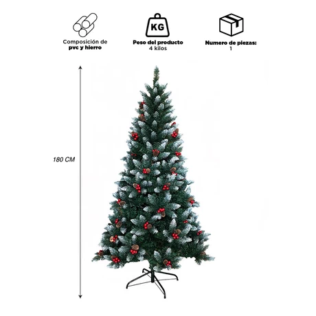 Árbol Navidad 1.8 mt Verde