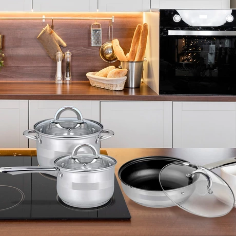 Set Baterías 12 Piezas Acero Inoxidable Bremen Gri