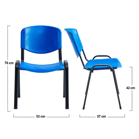 Silla Visita Iso Azul