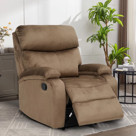 Berger Reclinable Milan Terciopelo Café