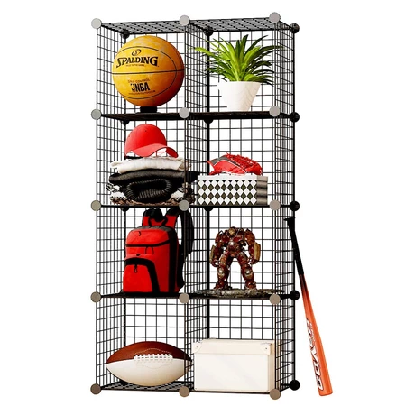 Armario Organizador Metálico Transportable 8 Cubos