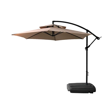 Quitasol lateral Bávaro 3x2,55 m + base de agua 60 KG