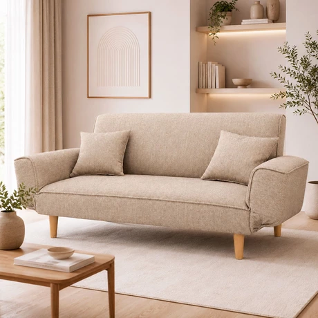 Sofá Cama Helena 78x190x95 cm Beige