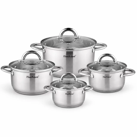 Batería 8 piezas acero inoxidable Zúrich - vista alternativa