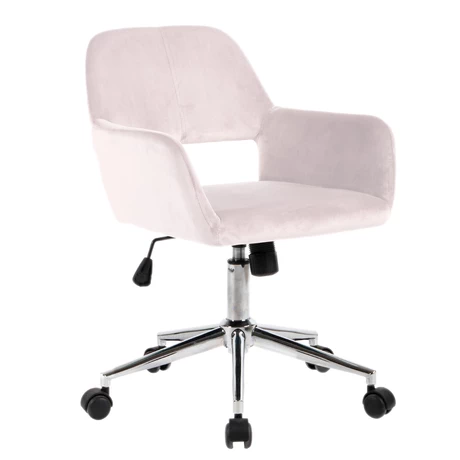 Silla Oficina Cromwell Terciopelo Rosa
