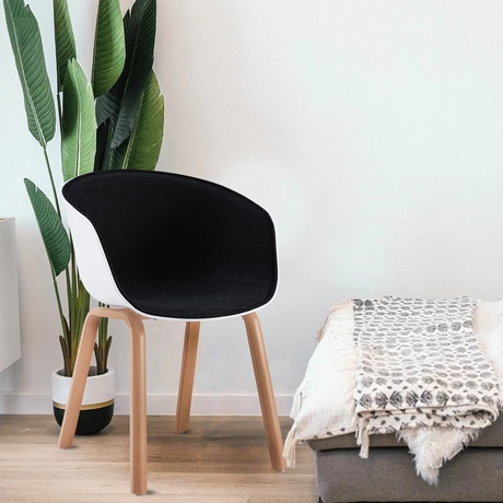 Pack 4 Silla de Comedor Sitial Adeline Negro