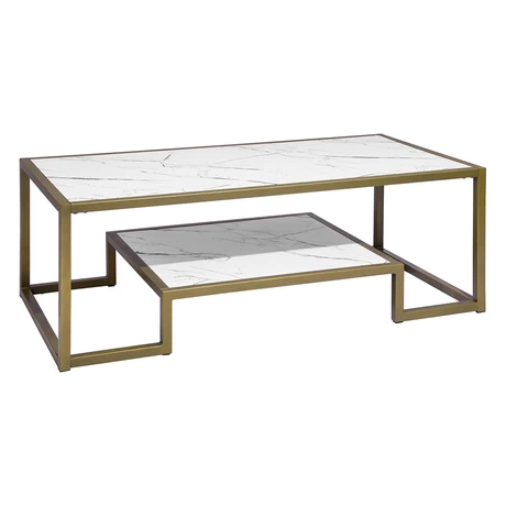 Mesa de Centro Prisma Blanco