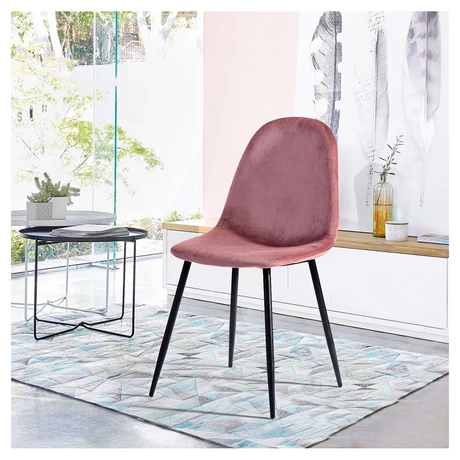 Pack 4 - Silla Comedor Charlton Terciopelo - Rosa