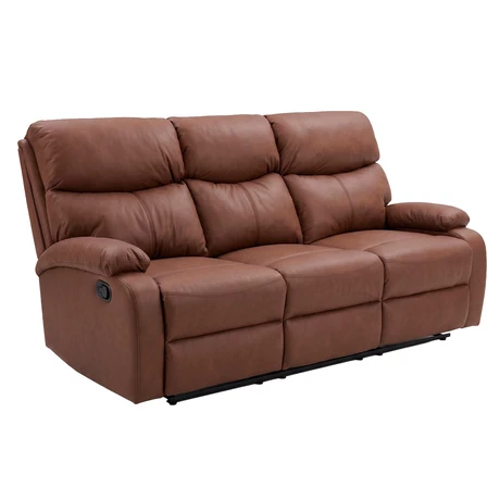 Berger Sofá reclinable Milan 3 cuerpos Café - vista alternativa